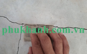 Xử lý vết nứt bê tông bề mặt sàn nhà xưởng