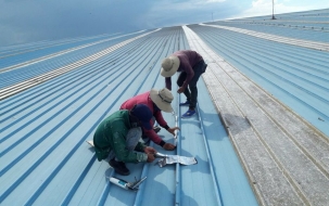 Dịch vụ chuyên chống thấm mái tôn nhà xưởng chuyên nghiệp giá tốt