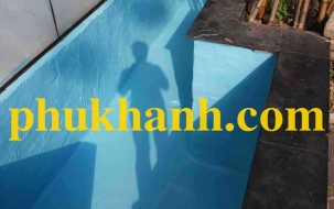 Thi công chống thấm bể nước tại công ty CNA-HTE Việt Nam