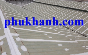 Xử lý chống dột mái tôn nhà xưởng công ty CP dệt may Gia Định