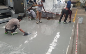 Tìm hiểu về quy trình thi công sơn phủ epoxy