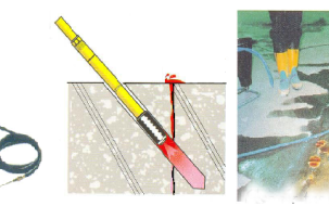 Xử lý nứt bê tông bằng phương pháp máy bơm keo áp lực
