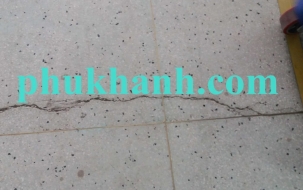 Xử lý nứt bê tông sàn tại công ty TNHH Freetrend A