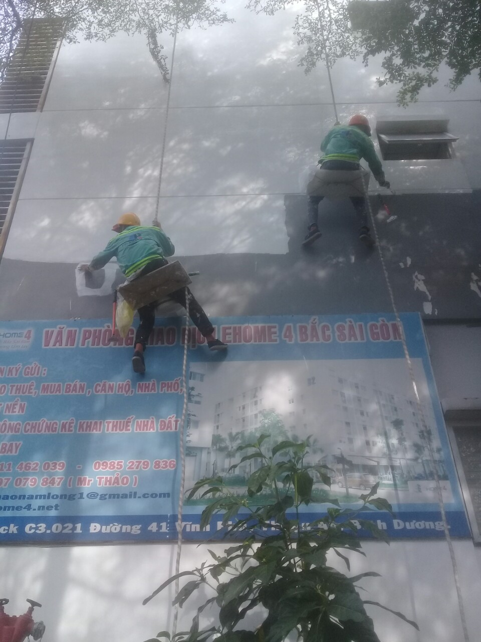 chống thấm vách tường ngoài trời