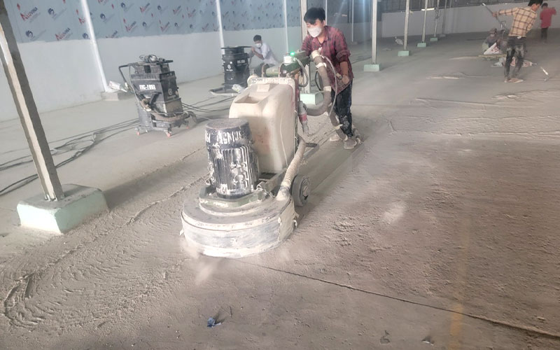xử lý đánh bóng sàn Tiền Giang