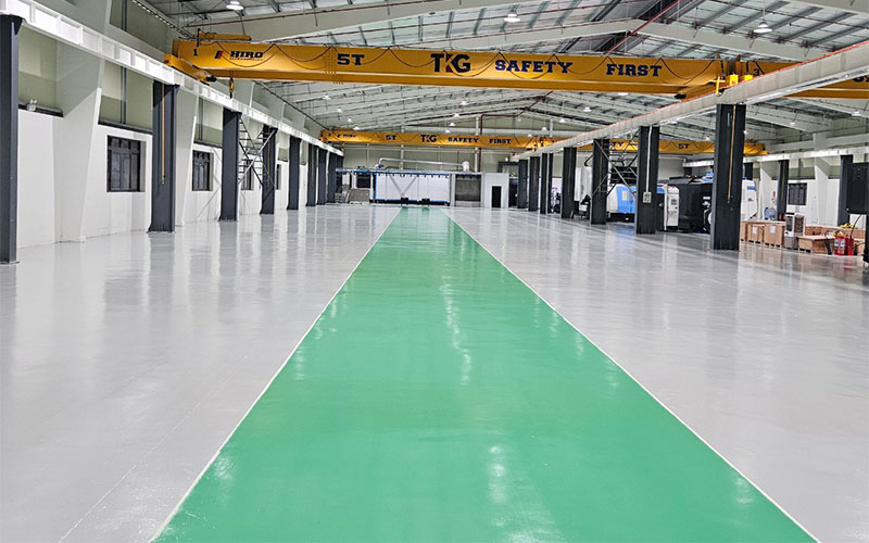Sơn nền epoxy nhà xưởng