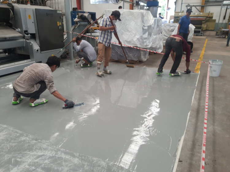 Sơn epoxy nền nhà xưởng chuyên nghiệp